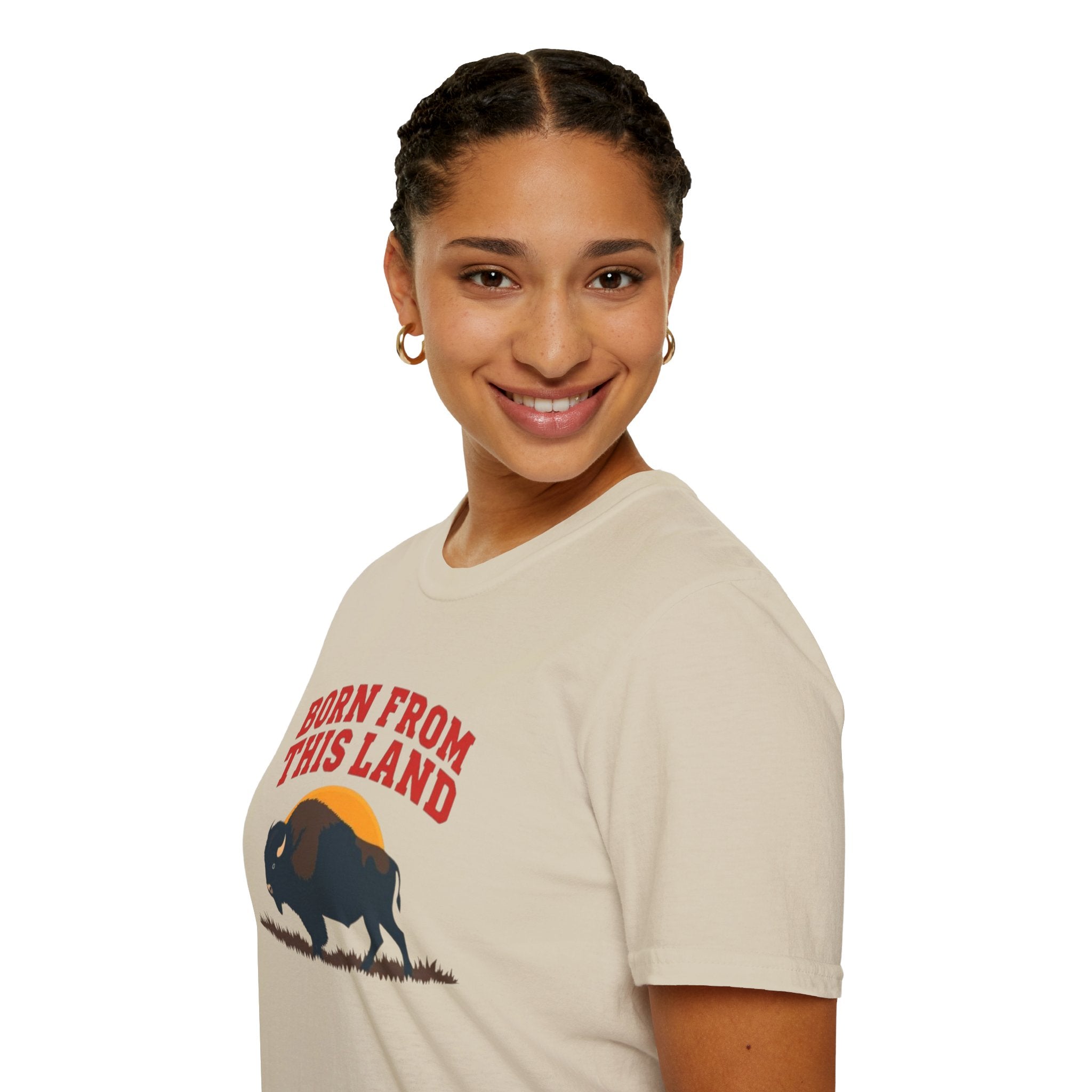 Born From this Land Native and Proud T-Shirt
