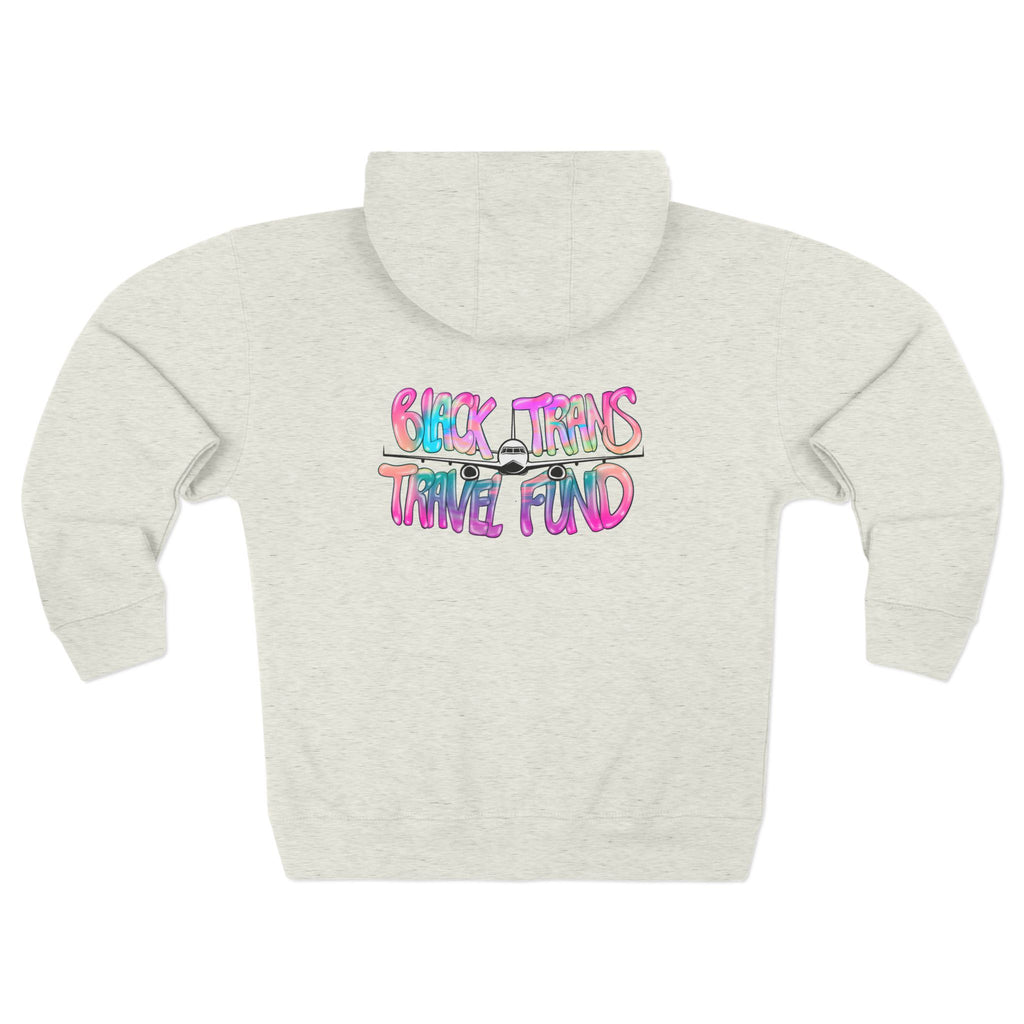 BTTF - Black Trans Travel Fund Unisex Zip-Up Hoodie