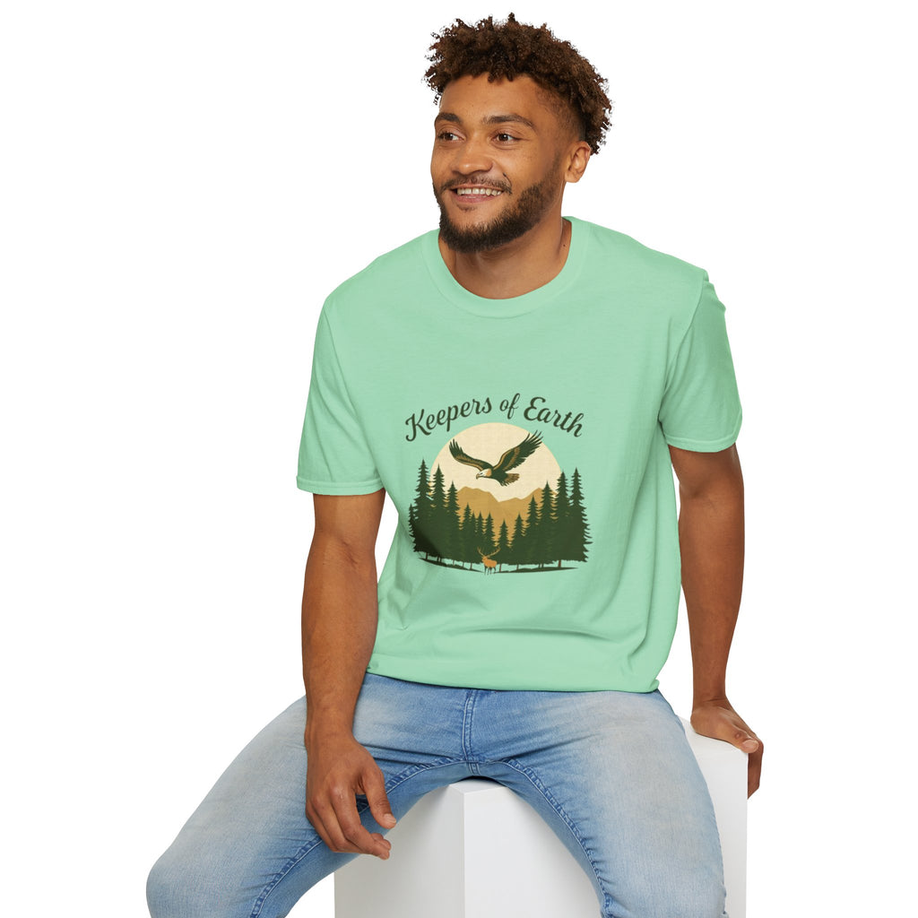 Keepers of the Earth Eagle and Elk T-shirt