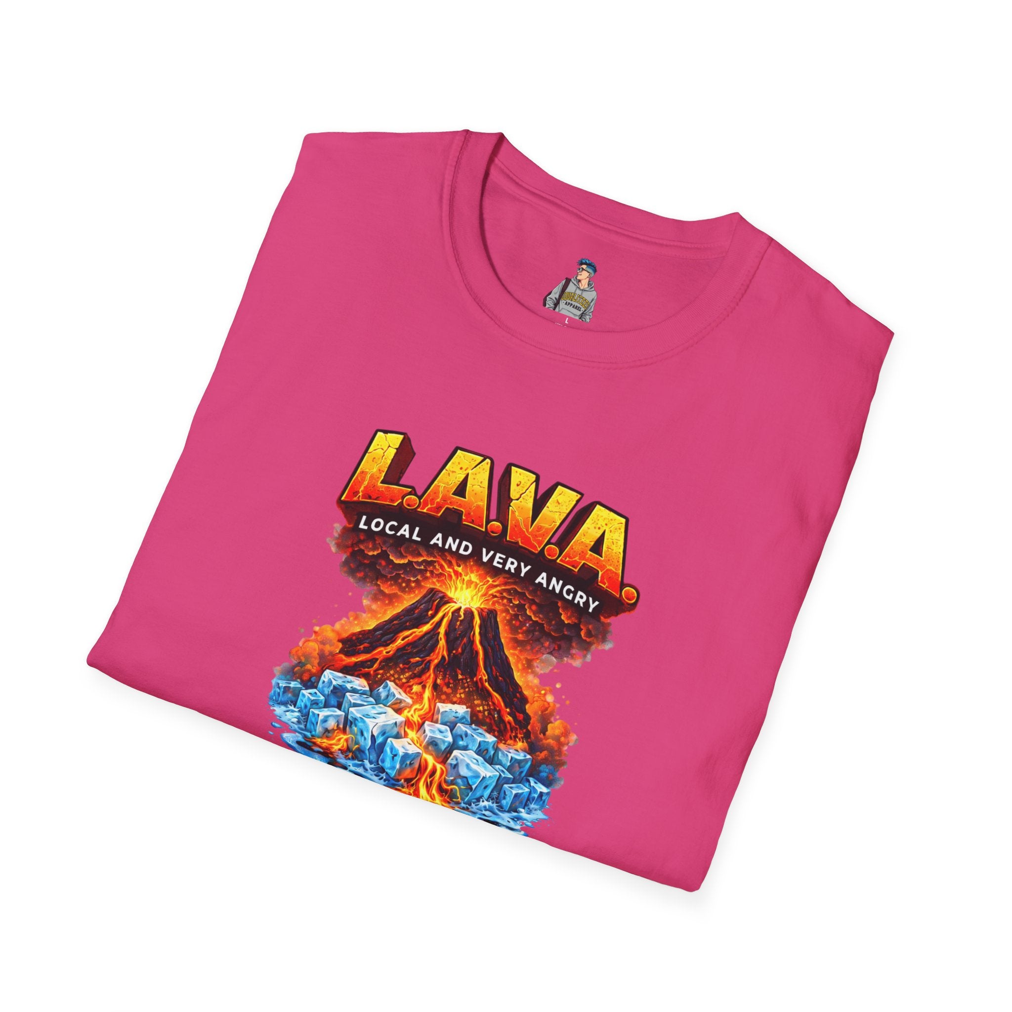 LAVA (Local and Very Angry)  Adult Fit Graphic Tee