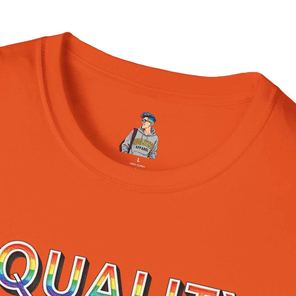 Equality is Greater Than Division T-Shirt — Rainbow Pride Graphic Tee