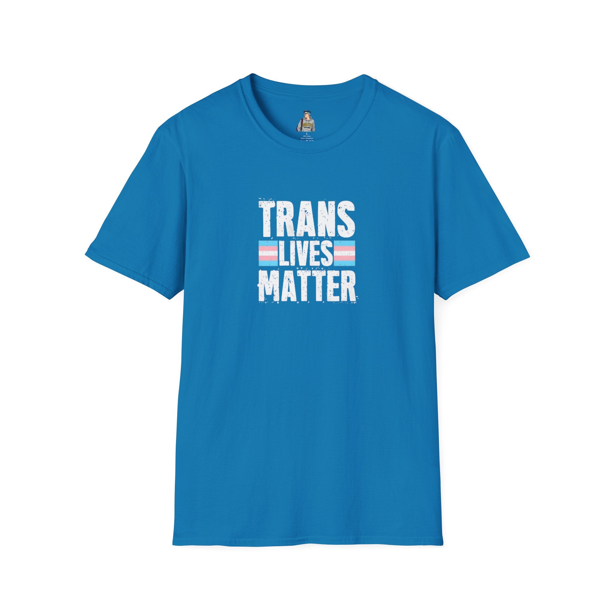 Trans Lives Matter Unisex Softstyle T-Shirt - Support LGBTQ+ Rights