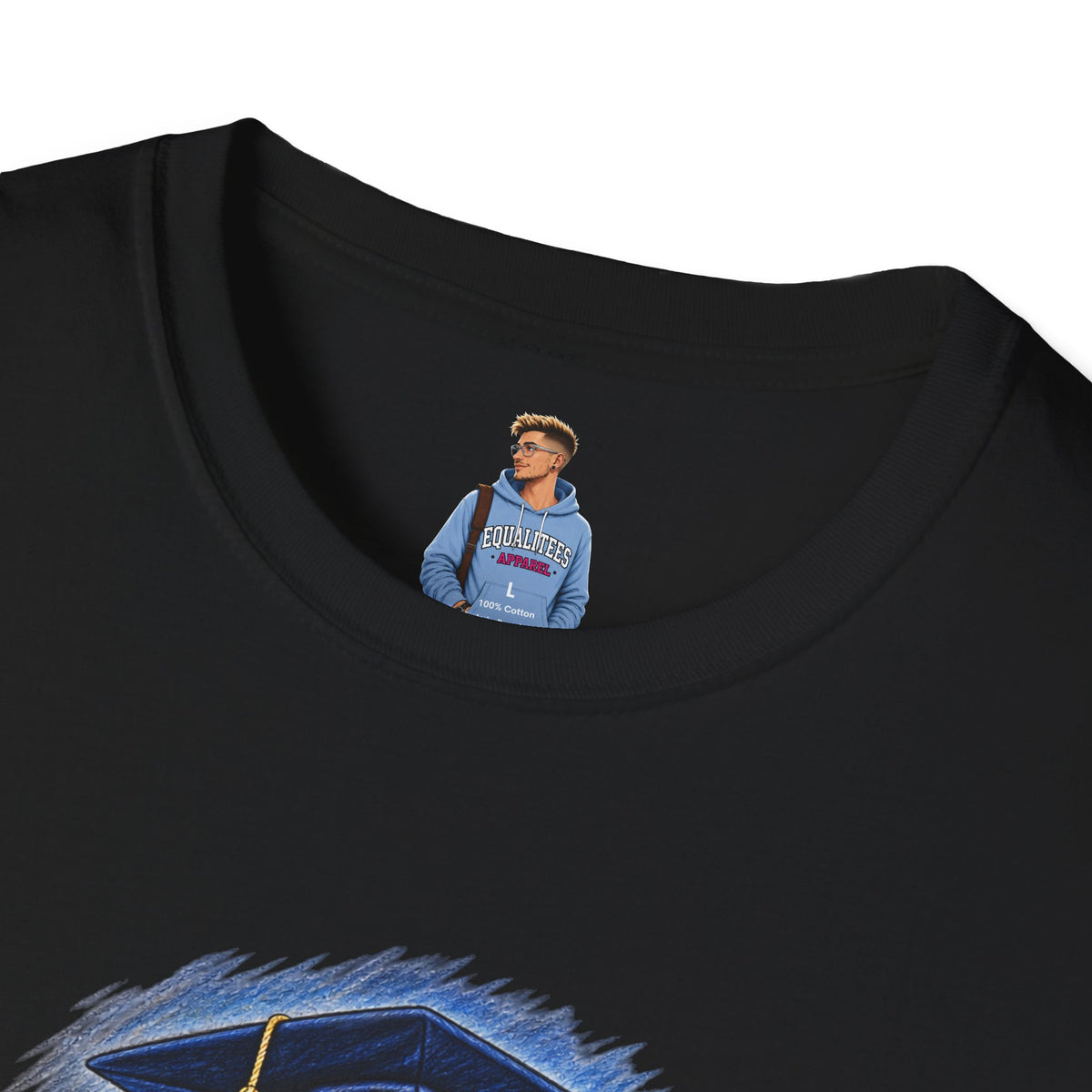 Graduation Portrait Front - In Memory of Pierre Damas Bel T-Shirt