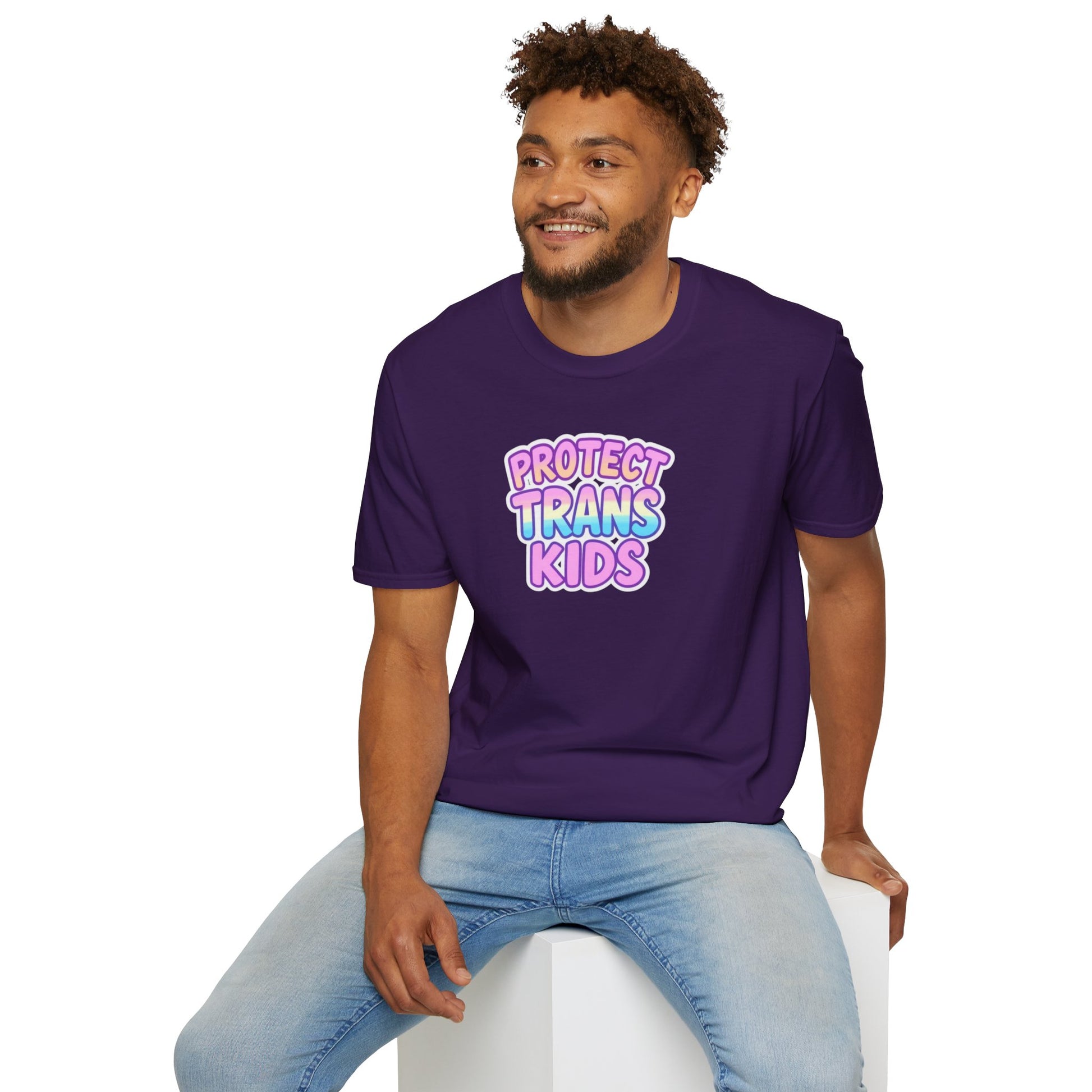 Unisex Softstyle T-Shirt - Protect Trans Kids Tee