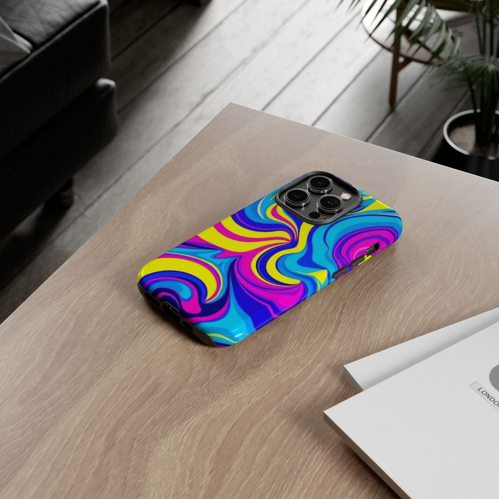 Psychedelic Swirl Tough Phone Case for iPhone