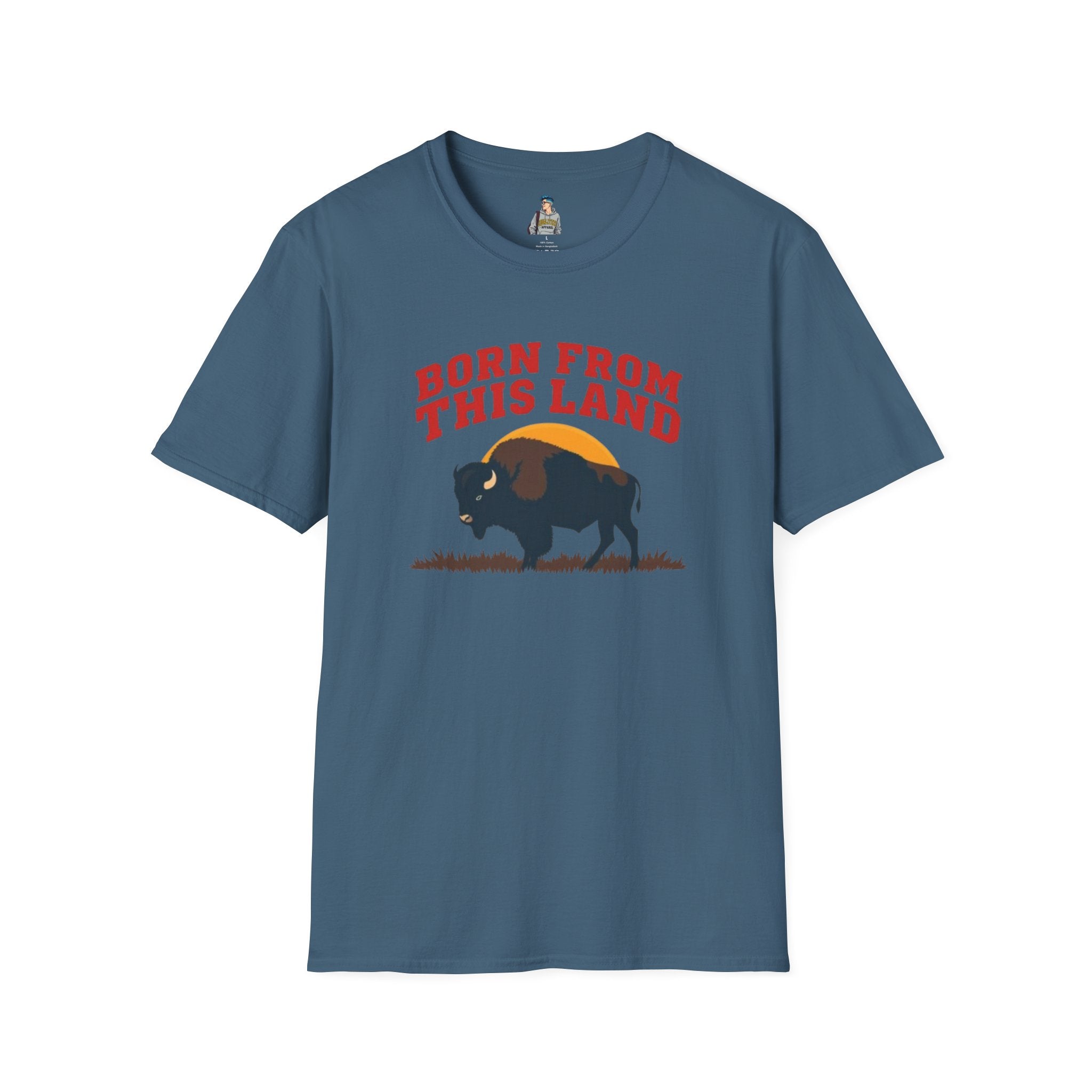 Born From this Land Native and Proud T-Shirt
