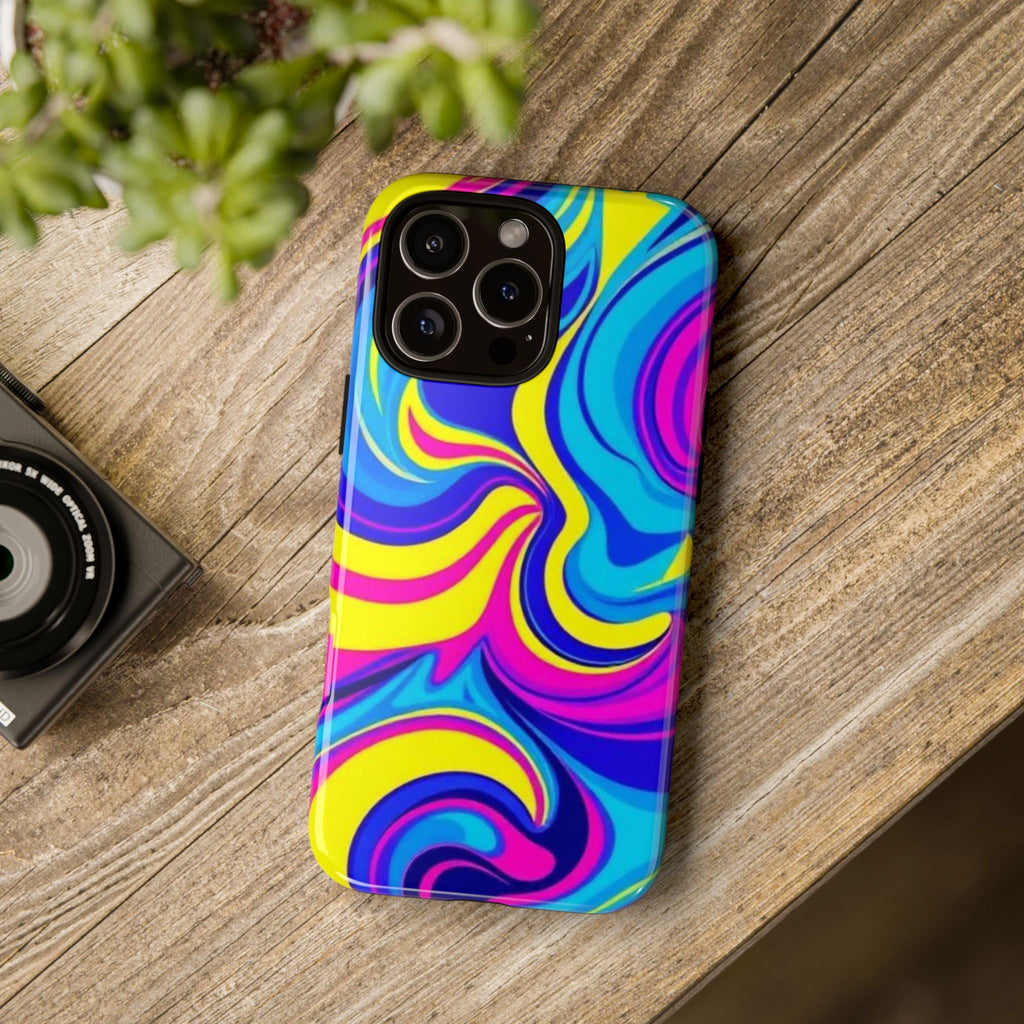 Psychedelic Swirl Tough Phone Case for iPhone