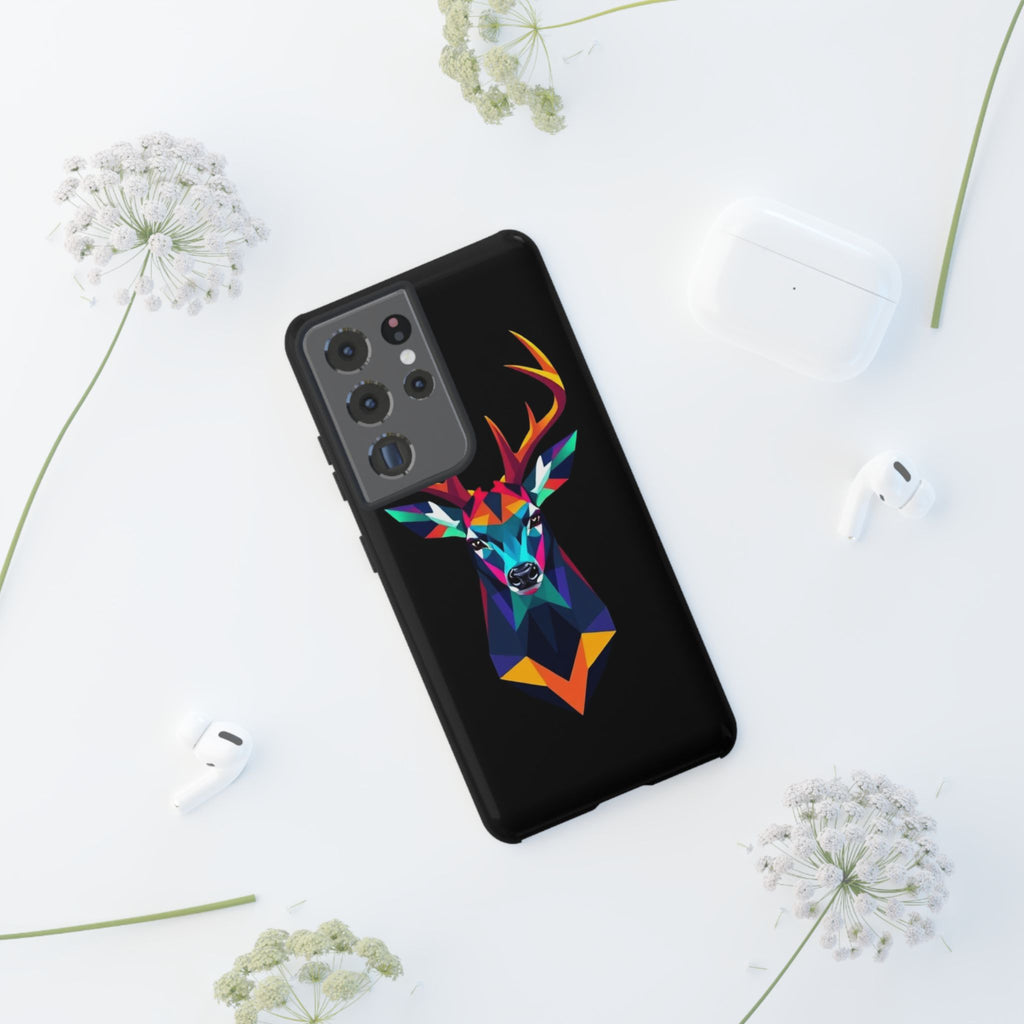 Colorful Fractal Deer Art Design Tough Case For Android & iPhone