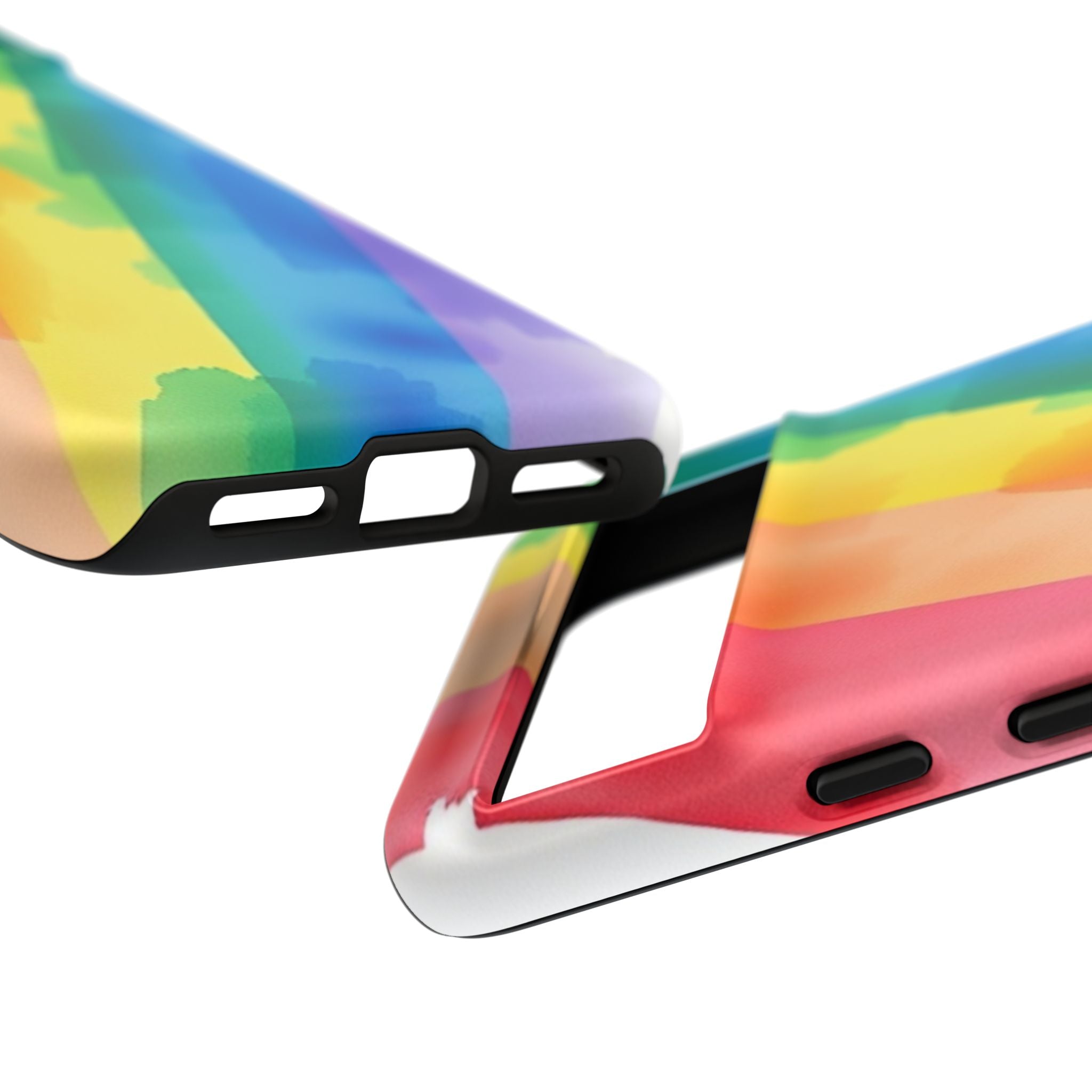 Rainbow Watercolor Art Tough Cases For Android & iPhone