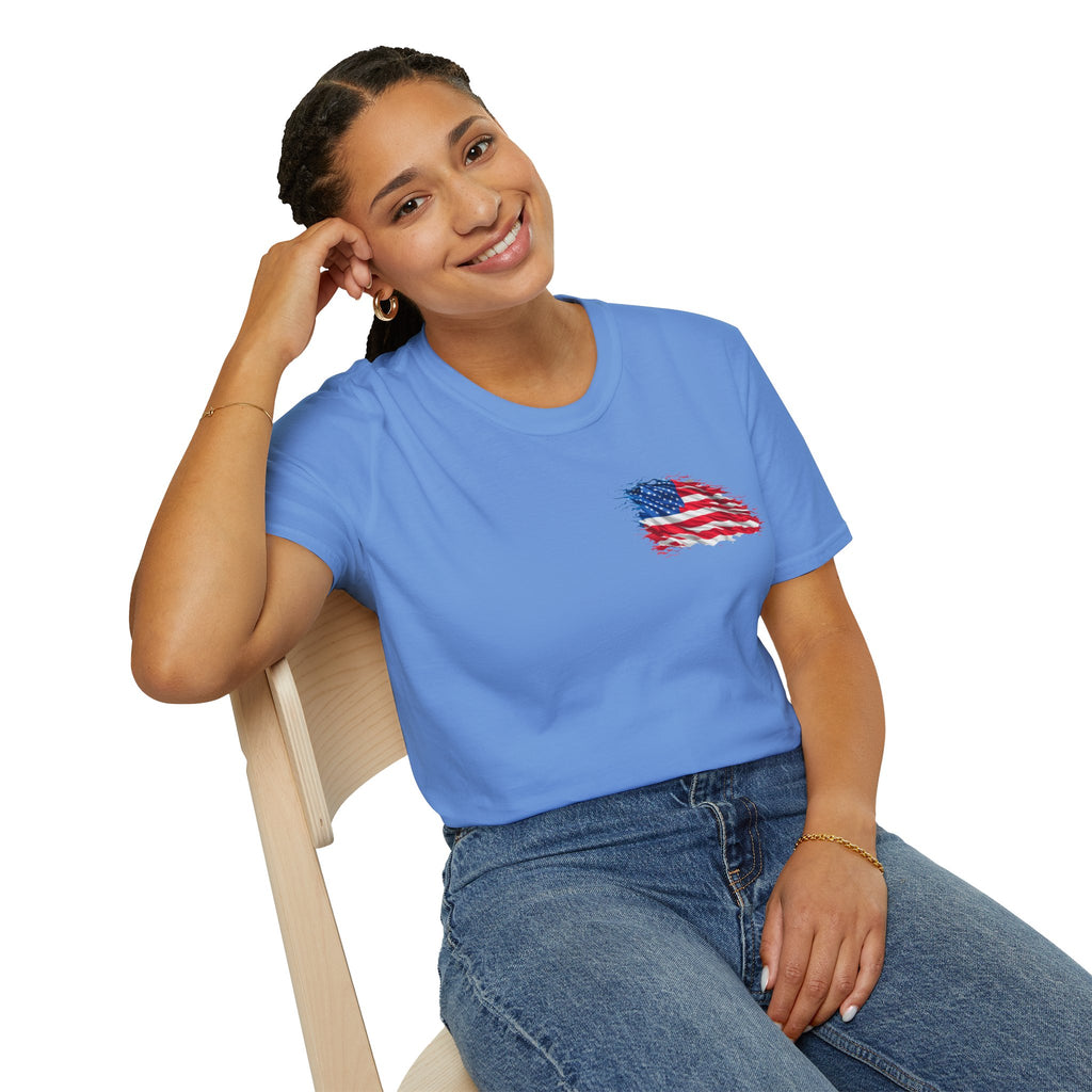 MAGA Values are NOT American Values Softstyle Unisex T-Shirt