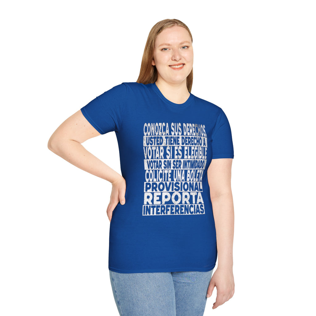 Know Your Voting Rights Spanish T-Shirt