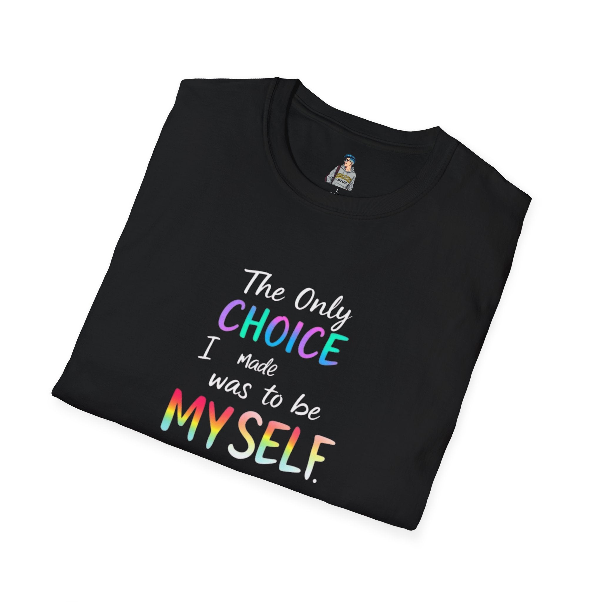Unisex Softstyle T-Shirt - When Did You CHOOSE to Be Straight? Empowering LGBTQ+ Graphic Tee