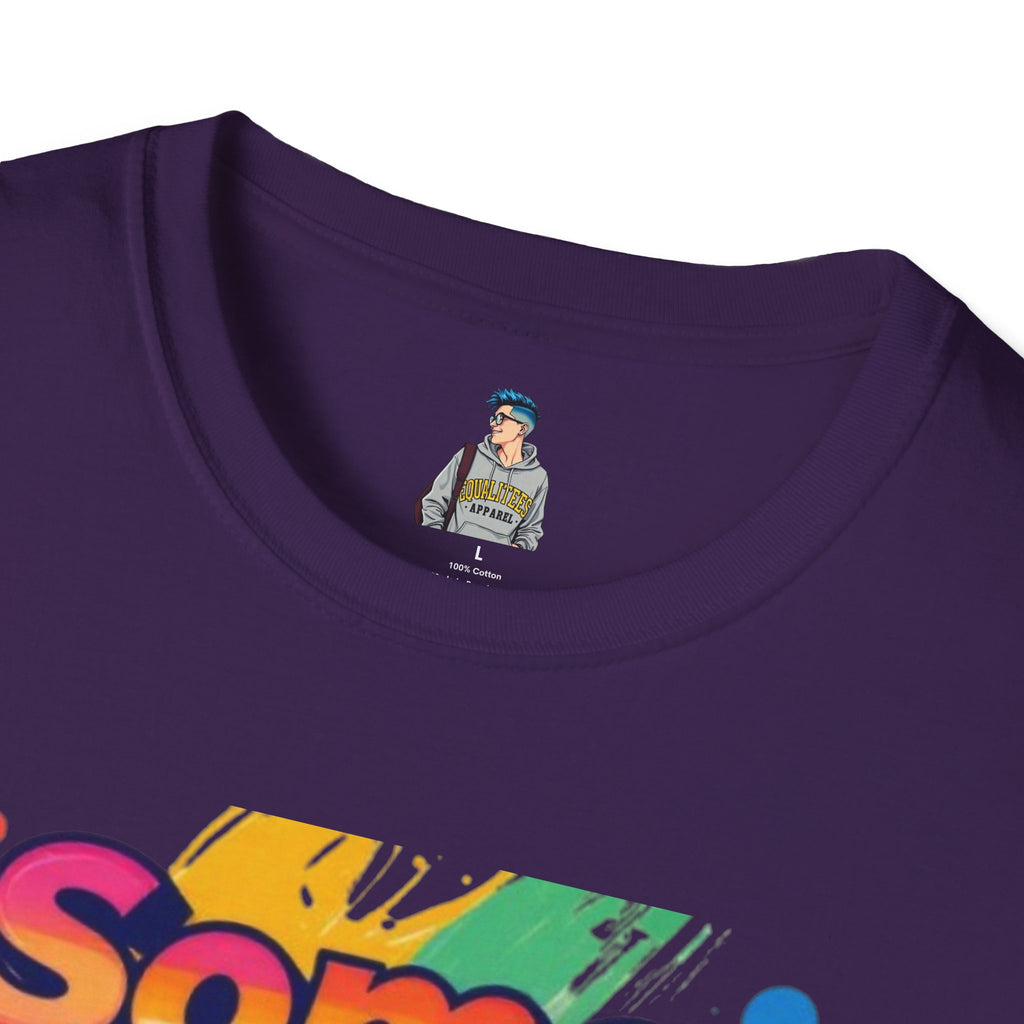 Some People Are Queer T-Shirt Rainbow Graphic