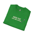 Safety Pin Know That You Are Loved Inspirational Tee Unisex Softstyle T-Shirt