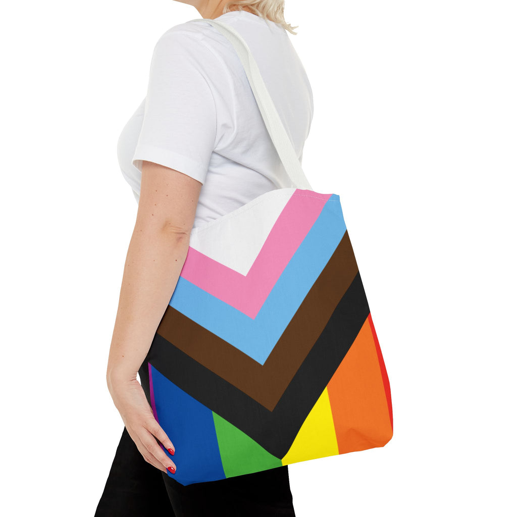 Inclusive Pride Flag Tote Bag