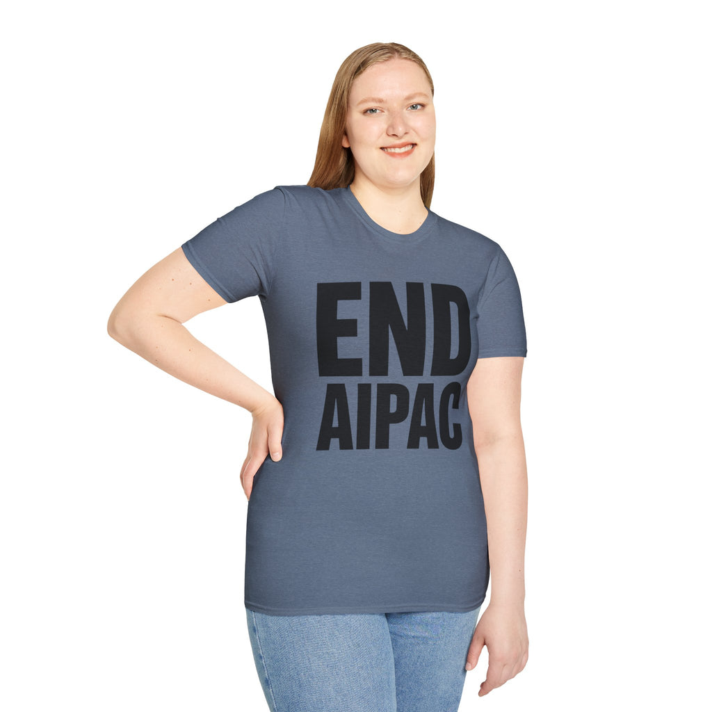 END AIPAC Bold Protest T-Shirt