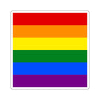 Die-Cut Stickers - Rainbow Flag