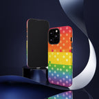 Rainbow Polka Dot Tough Phone Case for iPhone