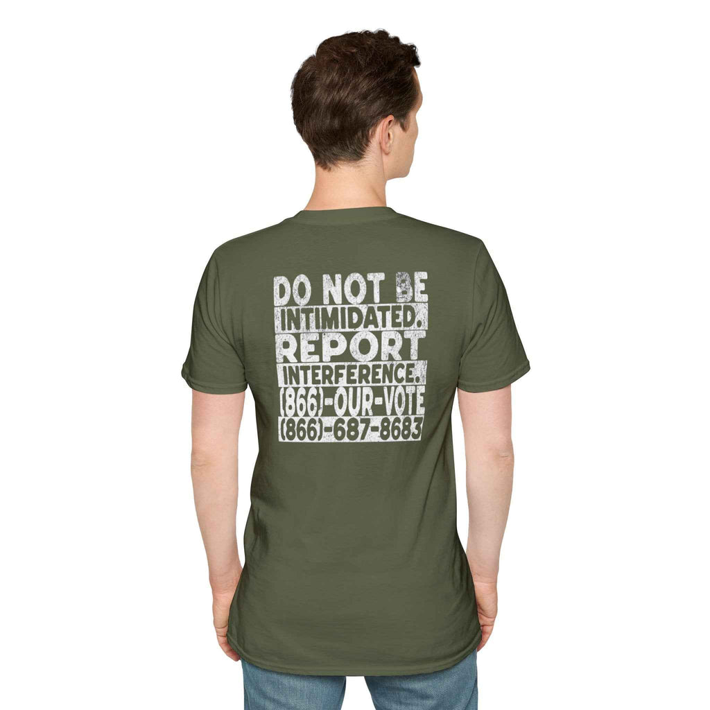 Do Not Be Intimidated Know Your Rights Voting Tee-English