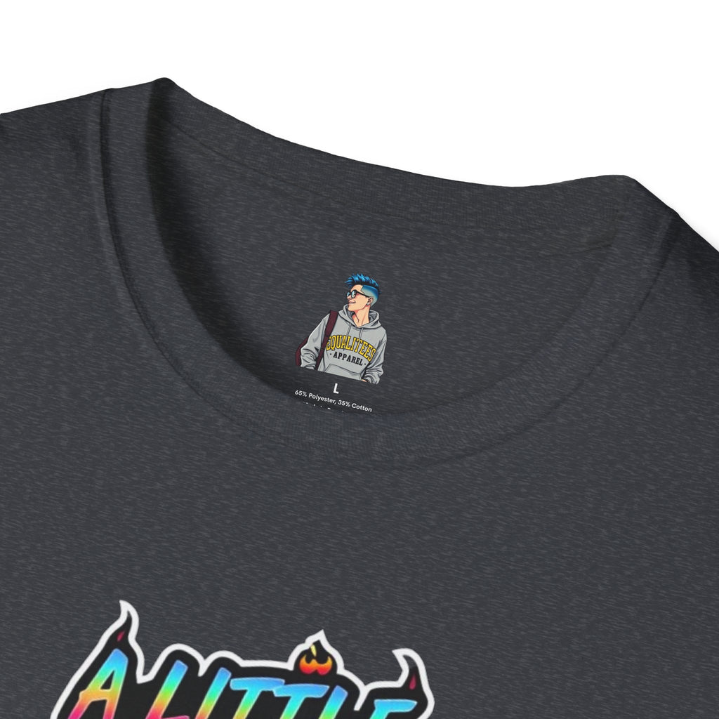 A Little Bit Neurospicy Unisex Softstyle T-Shirt - Fun & Quirky Graphic Tee for Neurodivergent Awareness