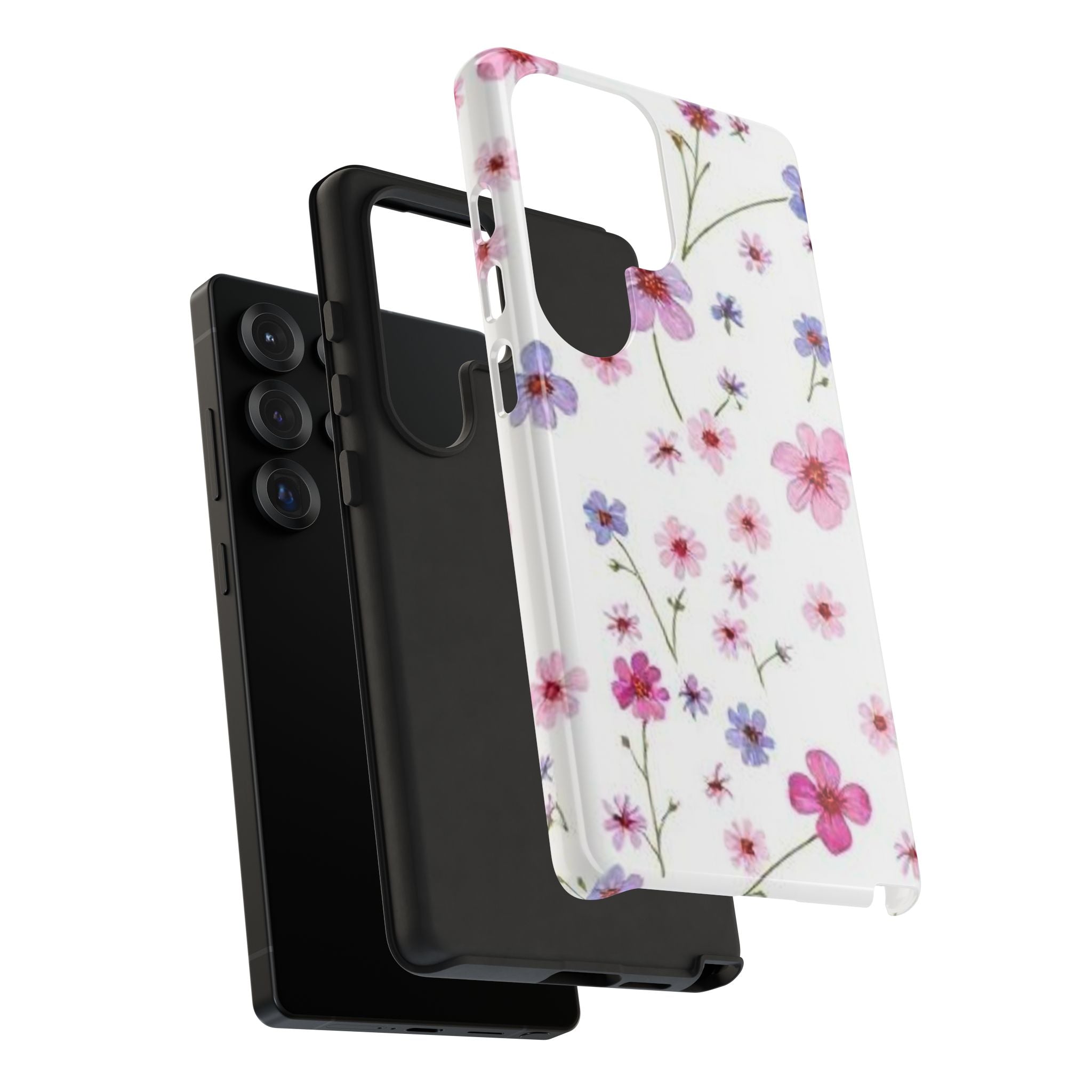 Pink Wildflower Tough Case for Android