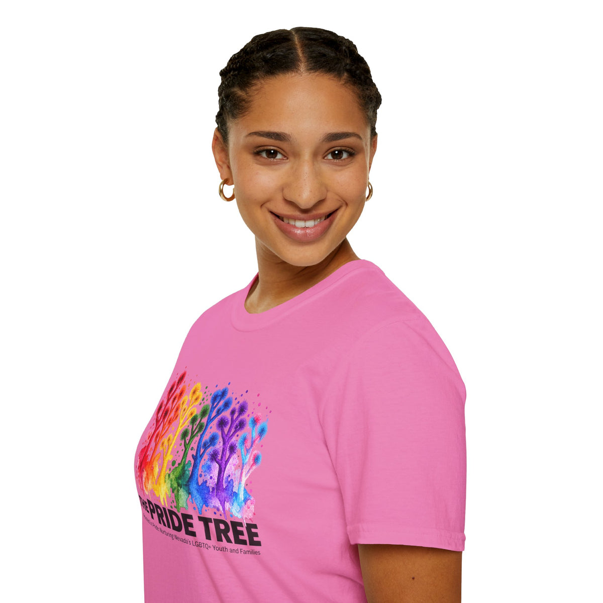 Pride Tree Las Vegas T-Shirt - Black Text