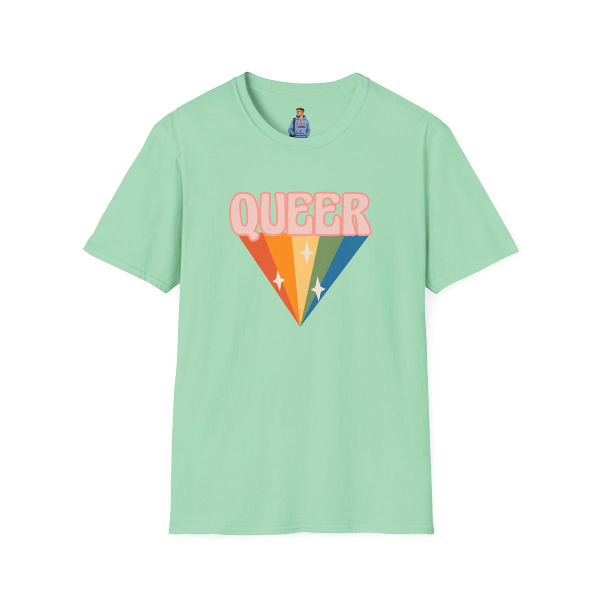 Queer Rainbow Sparkle Pride Tree Las Vegas T-Shirt