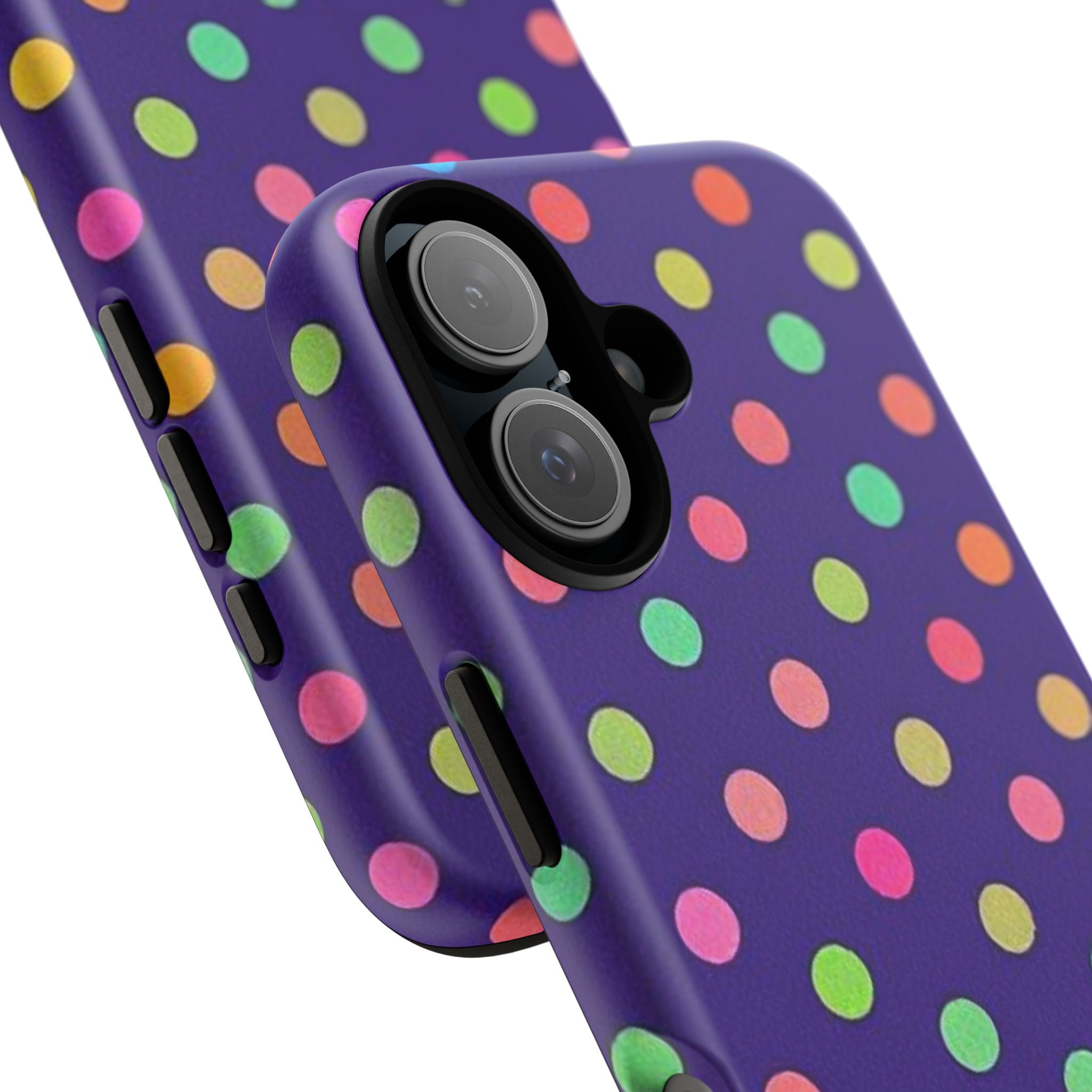 Colorful Polka-Dot Tough Case for iPhone
