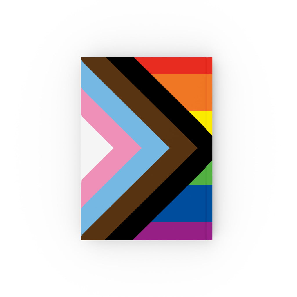 Vibrant Inclusive Pride Flag Design Journal - Perfect for Gifts, Journaling, and Celebrations