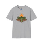Mountain Scene Unisex Softstyle T-shirt