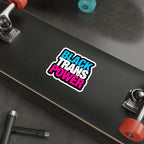 Die-Cut Stickers - BLACK TRANS POWER