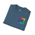 Pride-Theme Unisex Softstyle T-Shirt - "True freedom is Equality for ALL"