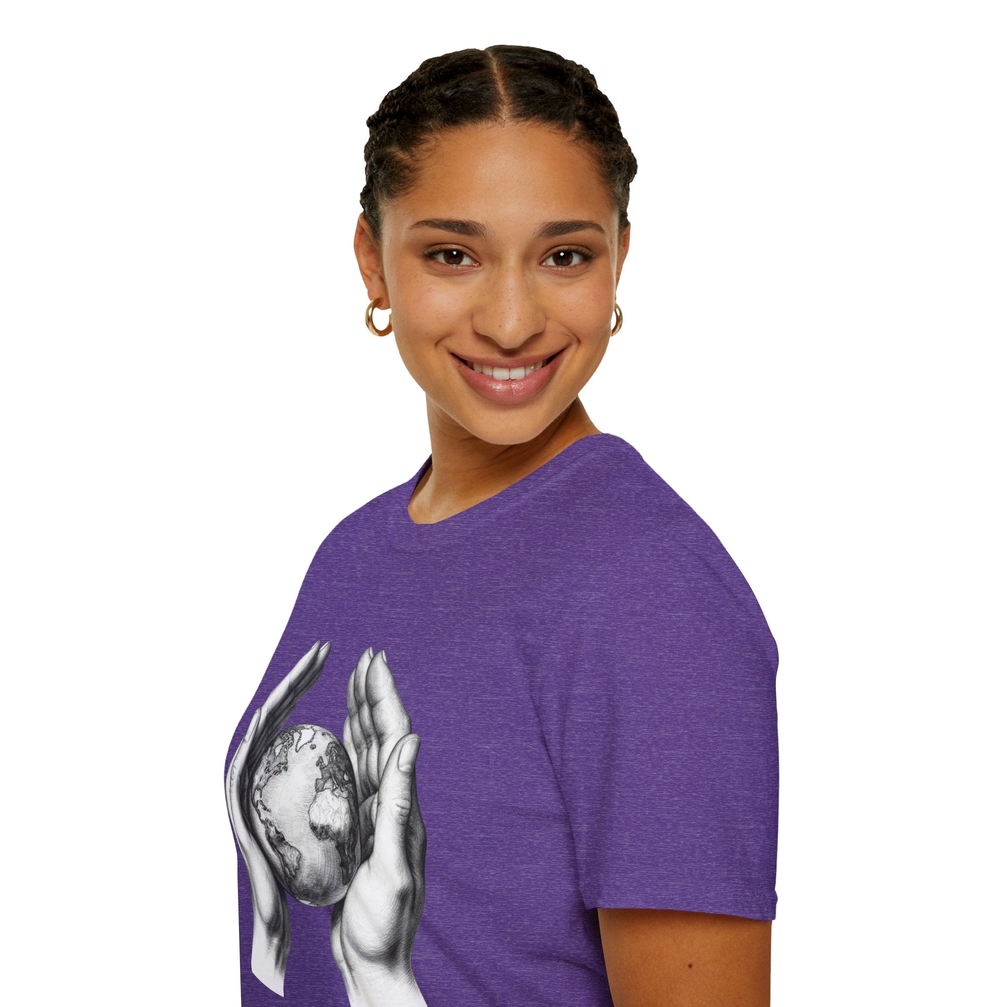 Earth in Your Hands T-Shirt — Protect the Planet Graphic Tee