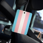 Trans Pride Flag Car Air Freshener - Eclectic and Aromatic