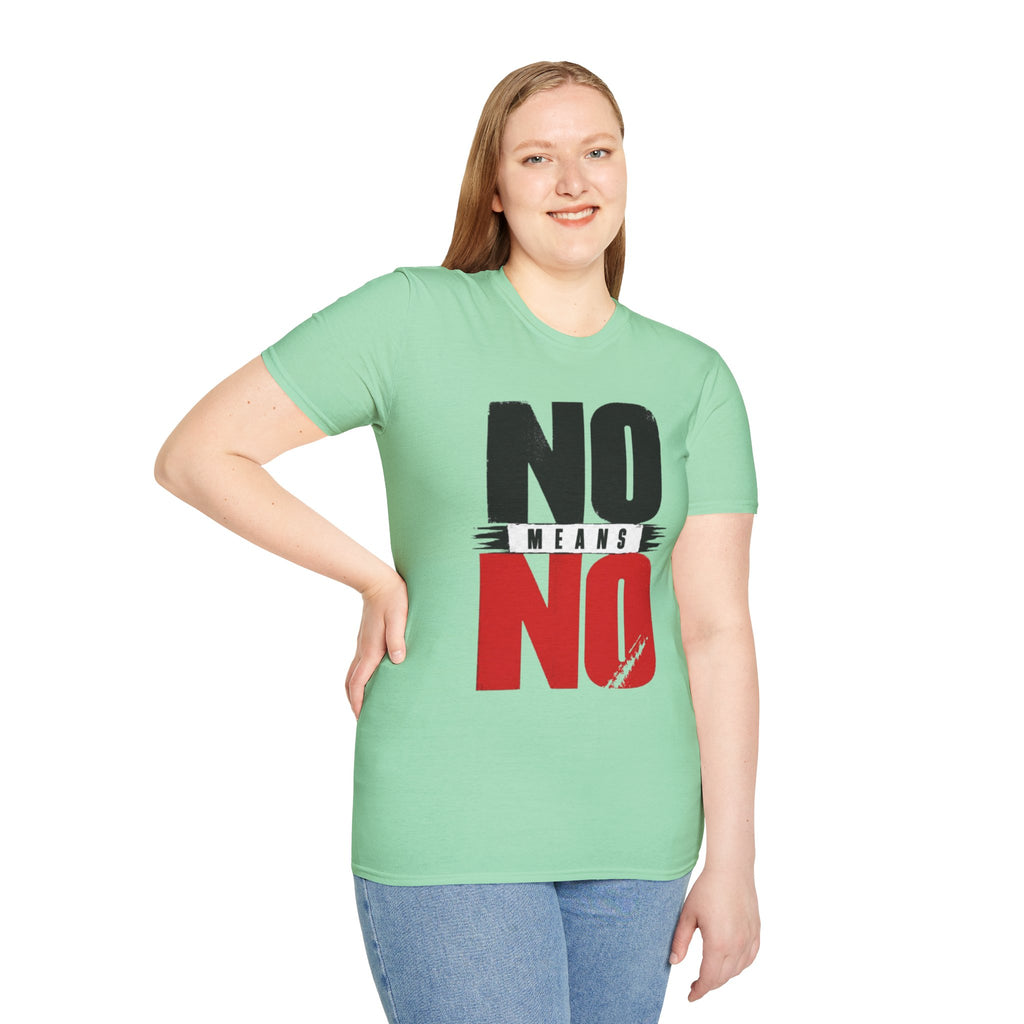 NO Means NO T-Shirt — Consent Awareness Graphic Tee