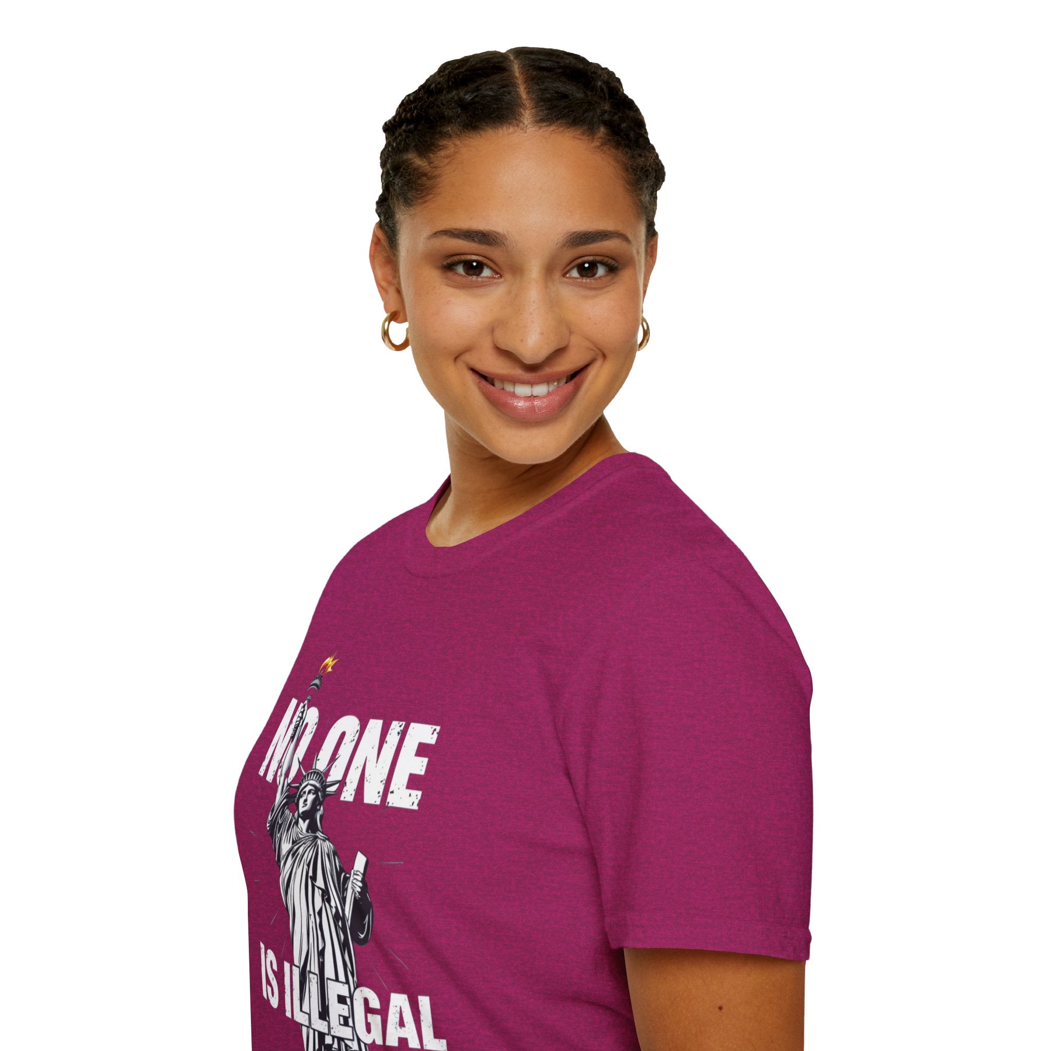 No One Is Illegal Graphic T-shirt