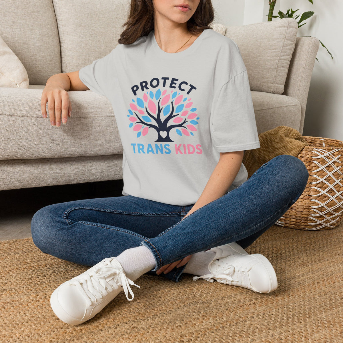 Protect Trans Kids Pride Tree Las Vegas T-Shirt