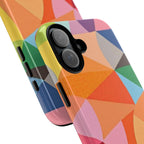 Colorful Geometric Tough Phone Case for iPhone