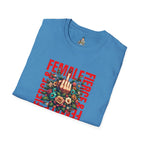 Fierce Female Unisex T-Shirt - Softstyle Floral Graphic Tee