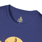 Mountain Sunset Deer Unisex Softstyle T-Shirt