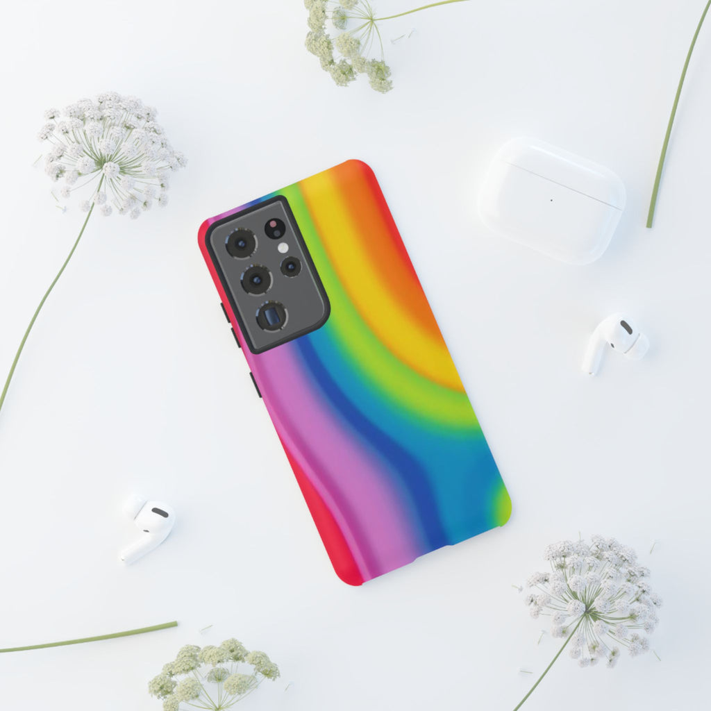 Rainbow Swirl Tough Case for Android