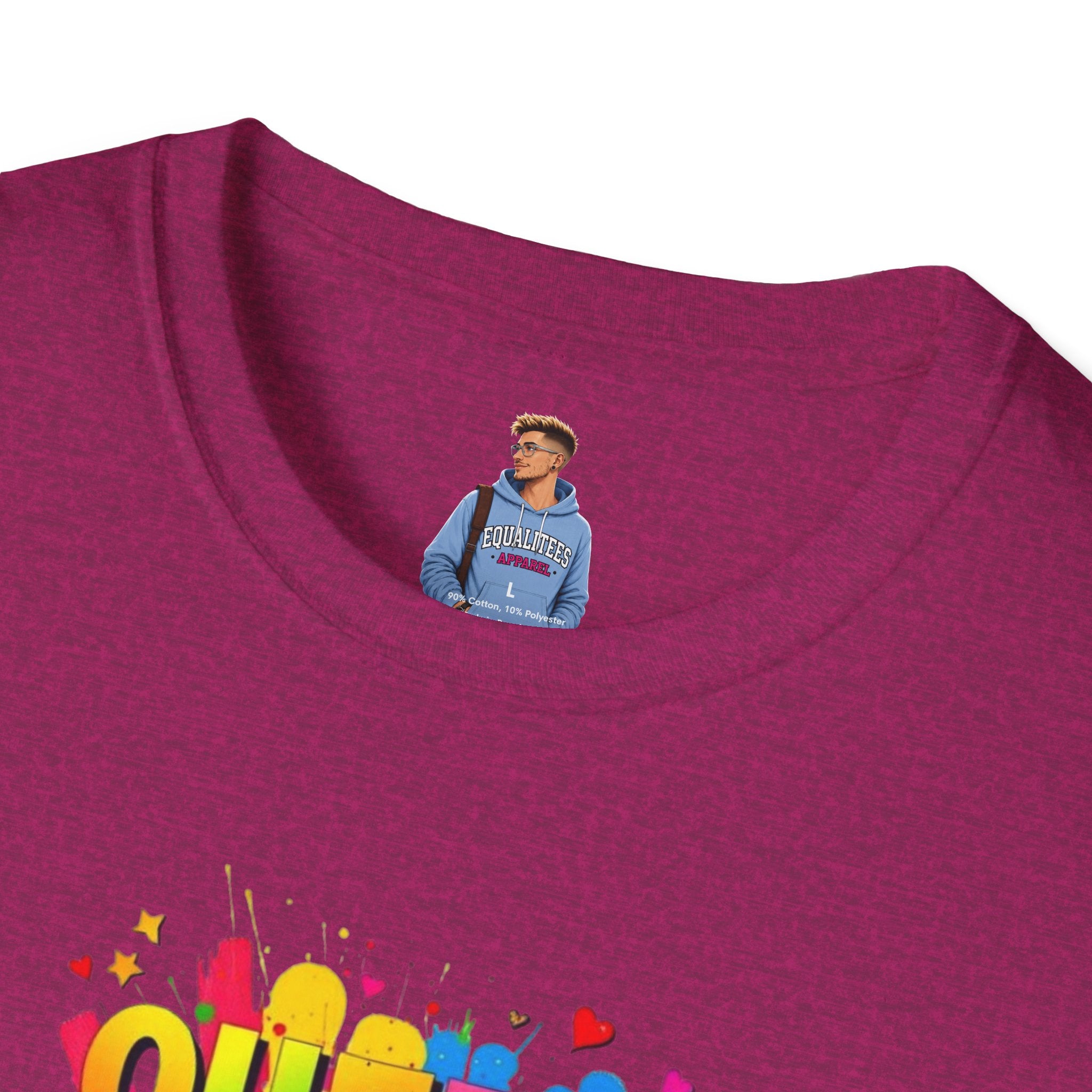Queer Kids Matter Unisex Softstyle T-Shirt - Celebrate Inclusivity & Pride