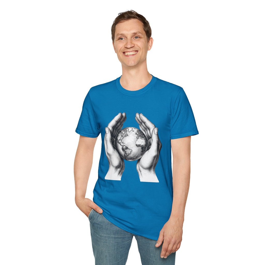 Earth in Your Hands T-Shirt — Protect the Planet Graphic Tee