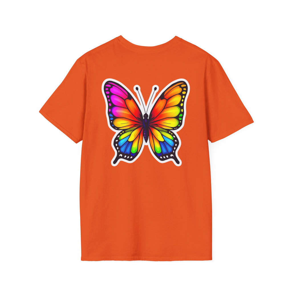Rainbow Butterfly Cocoon Pride T-Shirt