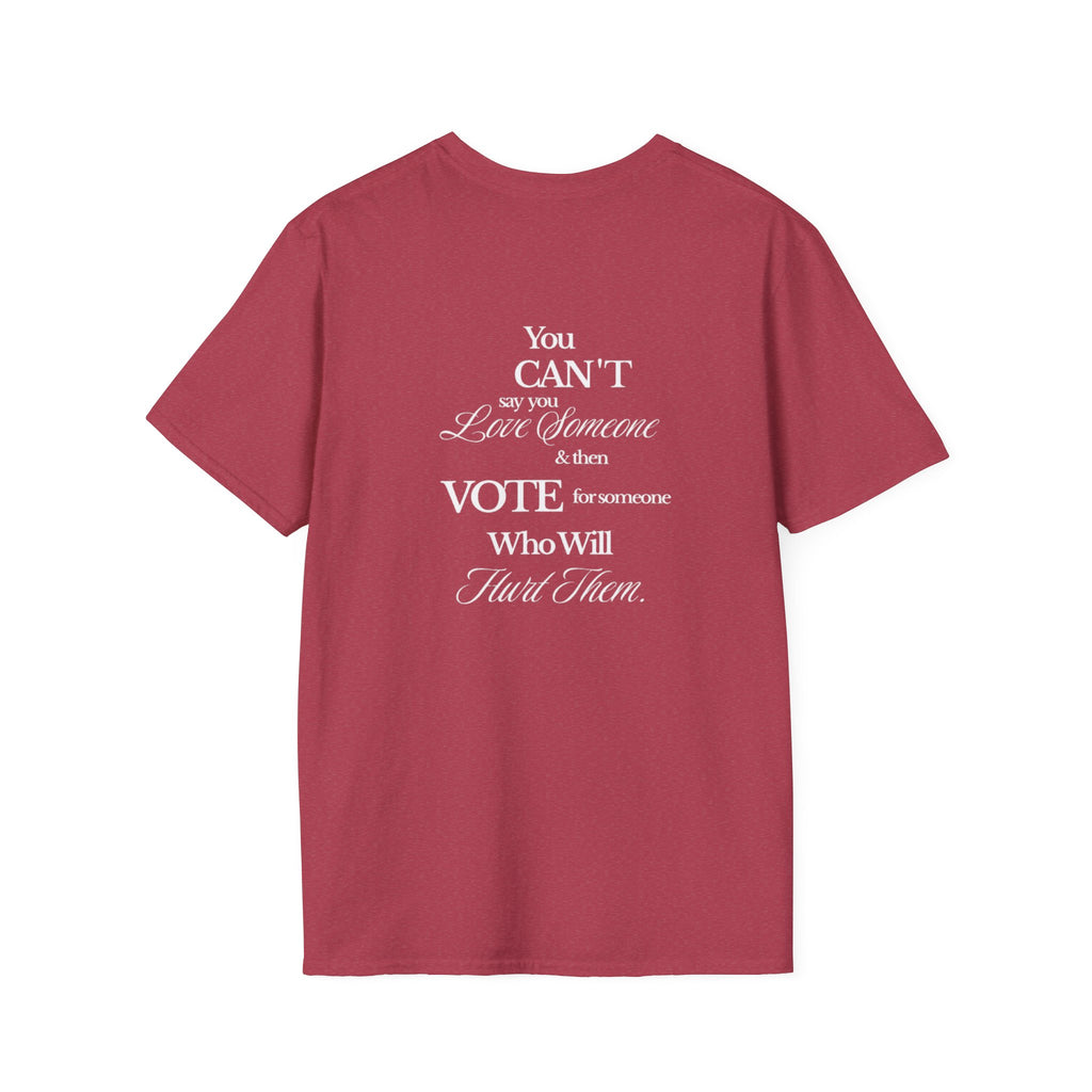 Vote with Your Heart Unisex Softstyle T-Shirt