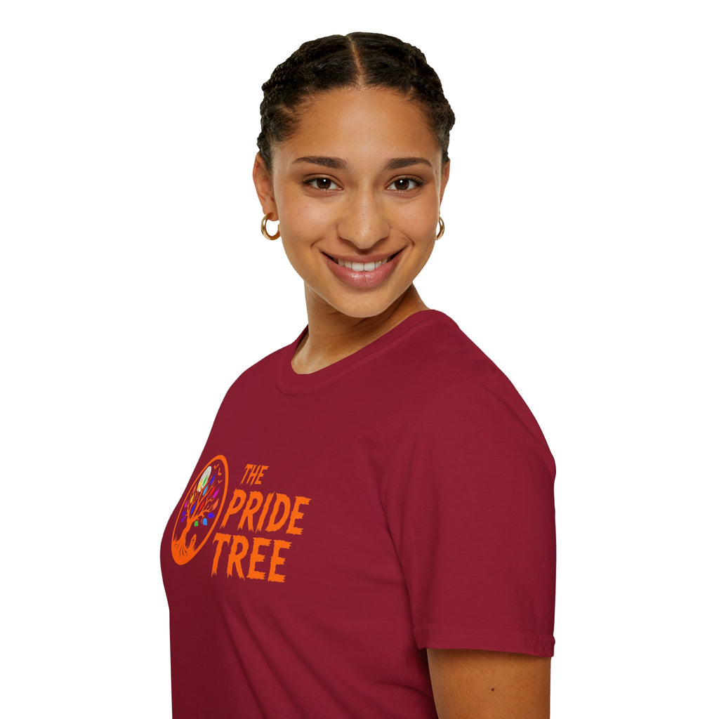 Orange Halloween Logo Pride Tree T-Shirt