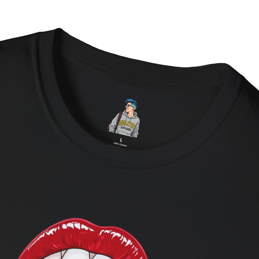 Pride Love Unisex Softstyle T-Shirt | LGBTQ+ Rainbow Heart Design