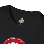 Pride Love Unisex Softstyle T-Shirt | LGBTQ+ Rainbow Heart Design