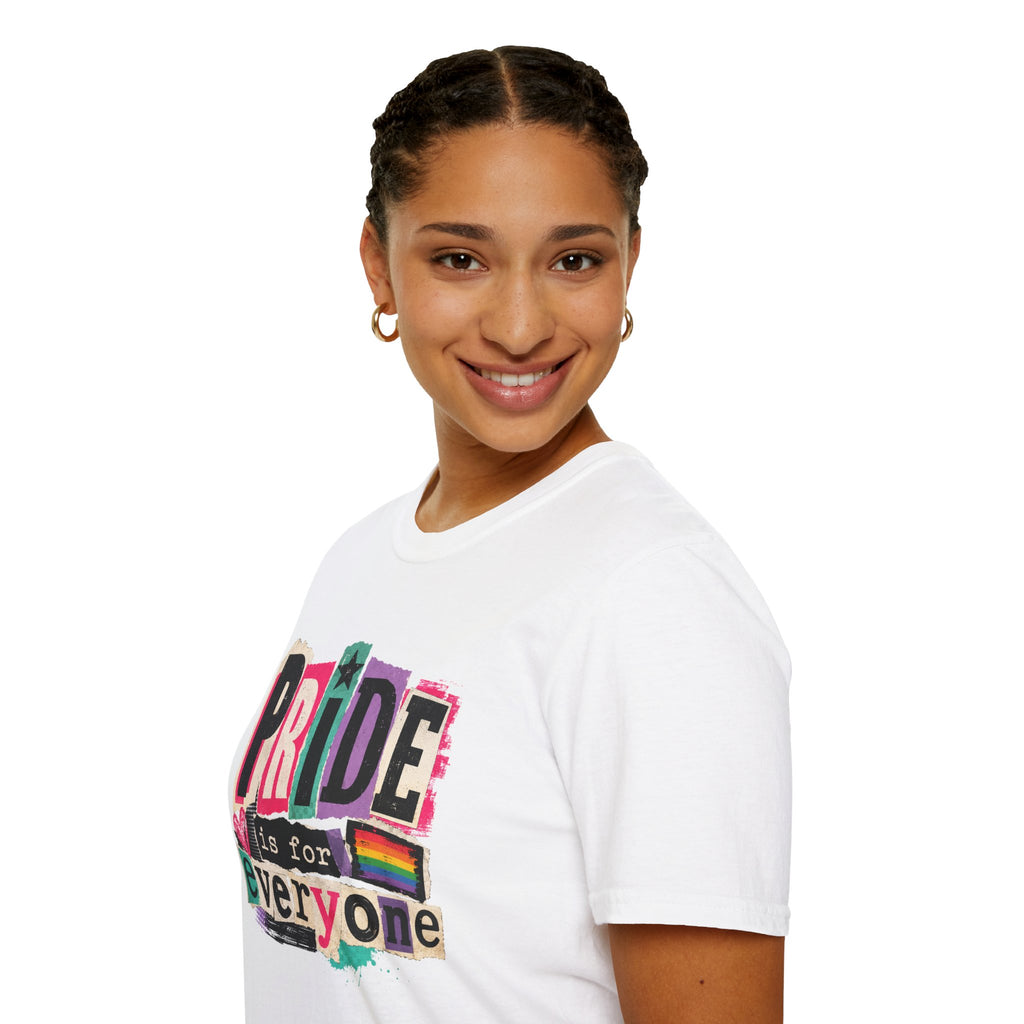 Pride Is for Everyone T-Shirt — Colorful LGBTQ+ Ally Tee