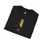 Unisex Softstyle T-Shirt - LGBTQ+ Empowerment T-Shirt: Conversion Therapy is Torture & We All Belong